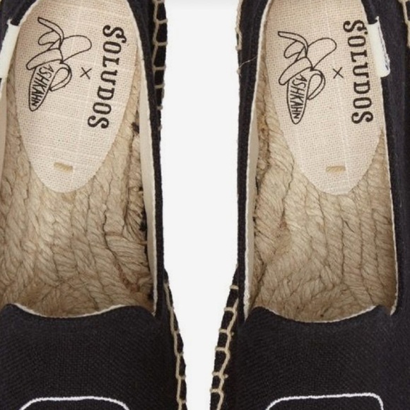 Soludos x ASHKAHN Embroidered Platform Espadrilles Size 7 - Picture 6 of 7